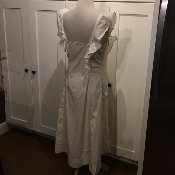 Madewell Princess Seamed Cotton Midi Dress NEW - Picture 7 of 8